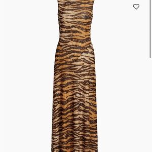 Ronny Kobo NWT Tiger Print Maxi Dress